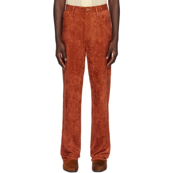  Sefr Orange Maceo Trousers 241491M191010