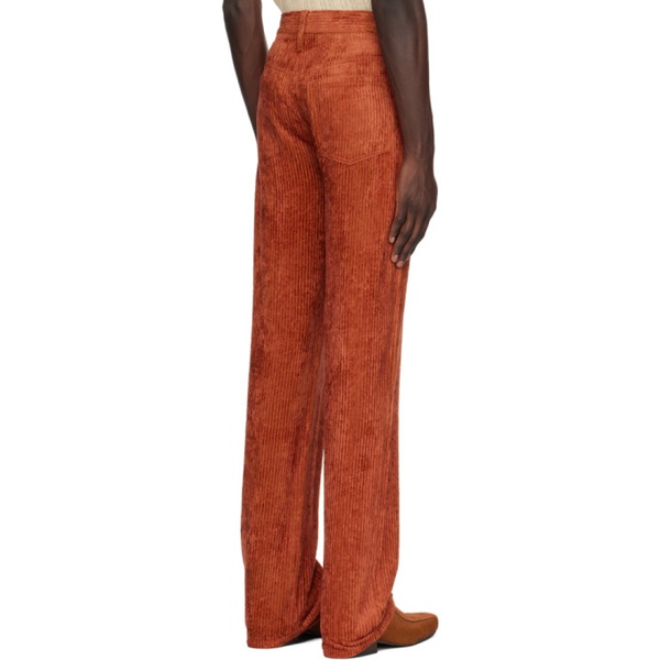  Sefr Orange Maceo Trousers 241491M191010