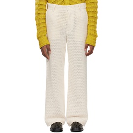 Sefr 오프화이트 Off-White Richie Trousers 242491M191001