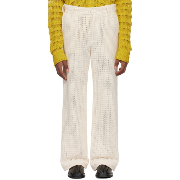  Sefr 오프화이트 Off-White Richie Trousers 242491M191001