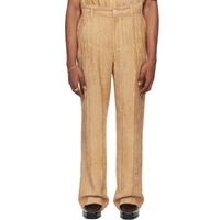 Sefr Beige Richie Trousers 242491M191000