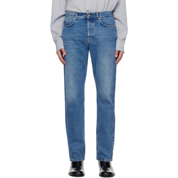  Sefr Blue Straight Cut Jeans 232491M186005