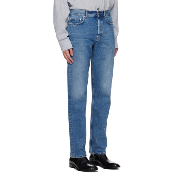  Sefr Blue Straight Cut Jeans 232491M186005