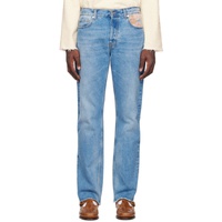 Sefr Blue Straight Cut Jeans 231491M186008