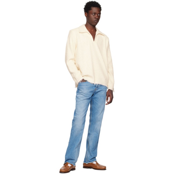 Sefr Blue Straight Cut Jeans 231491M186008