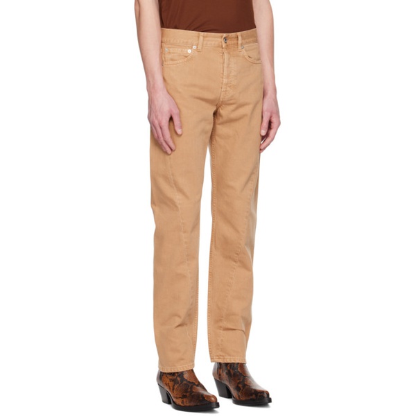  Sefr Brown Twisted Jeans 231491M186001