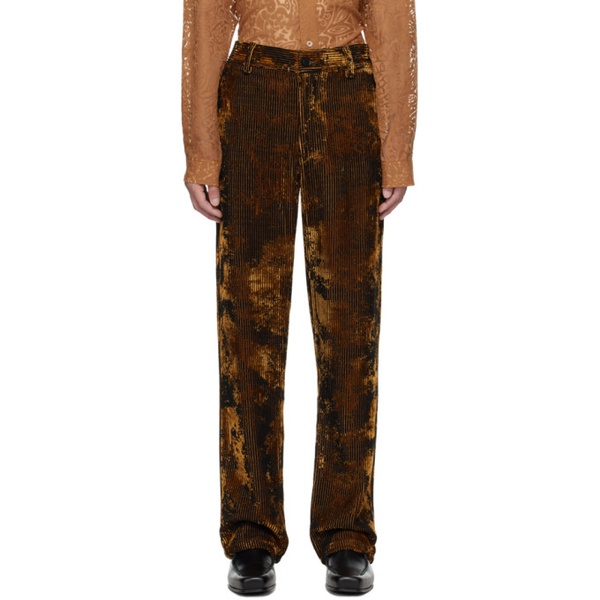  Sefr Black & Brown Artemesia Trousers 232491M191000