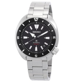 Seiko MEN'S Prospex Stainless Steel Black Dial Watch SRPH17