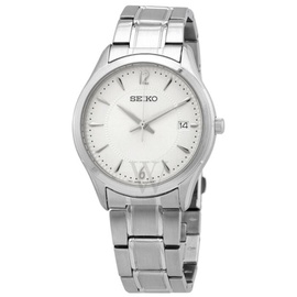 Seiko MEN'S Noble Stainless Steel Silver-tone Dial Watch SUR417