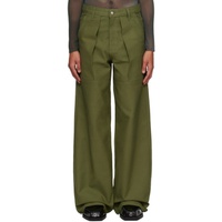 Serapis SSENSE Exclusive Green Trousers 232238M186002