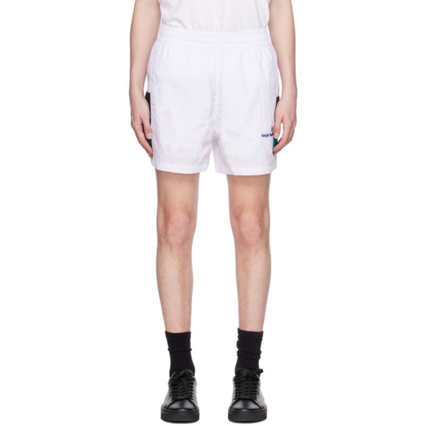  Sergio Tacchini White Macao Shorts 231281M193007