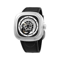 Sevenfriday Automatic Black Leather Band Mens Watch P1B/01