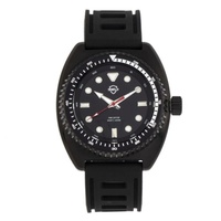 Shield MEN'S Dreyer Silicone Black Dial Watch SLDSH107-6