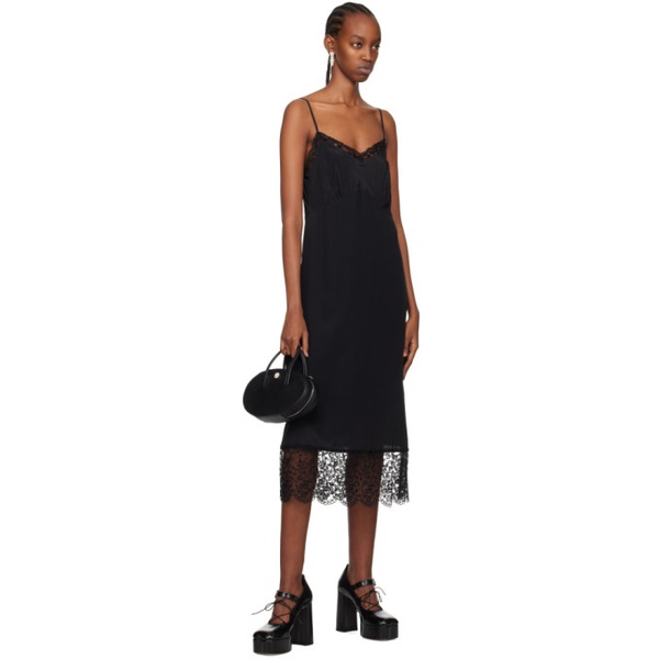  시몬 로샤 Simone Rocha Black Lace Midi Dress 241405F054030