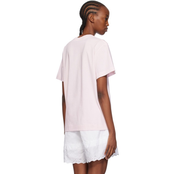 시몬 로샤 Simone Rocha Pink Cake T-Shirt 241405F110022