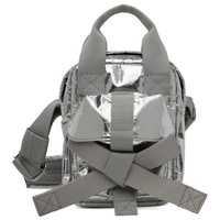 시몬 로샤 Simone Rocha Silver Mini Classic Bow Bag 241405F045000