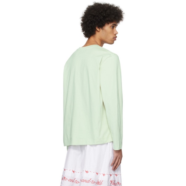  시몬 로샤 Simone Rocha Green Cake Long Sleeve T-Shirt 241405M213004