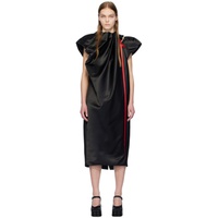 시몬 로샤 Simone Rocha Black Pleated Midi Dress 241405F054004