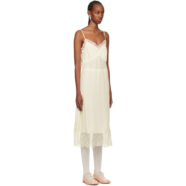  시몬 로샤 Simone Rocha 오프화이트 Off-White Slip Midi Dress 241405F054029