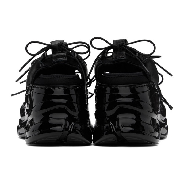  시몬 로샤 Simone Rocha Black Classic Tracker Trainer Sneakers 241405M237001