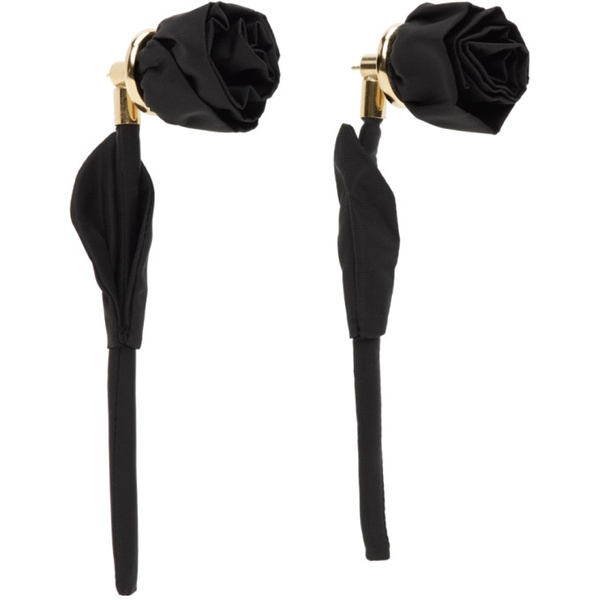  시몬 로샤 Simone Rocha Black Rose Earrings 241405F022030