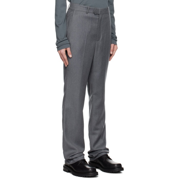  Situationist Gray Three-Pocket Trousers 231149M191006