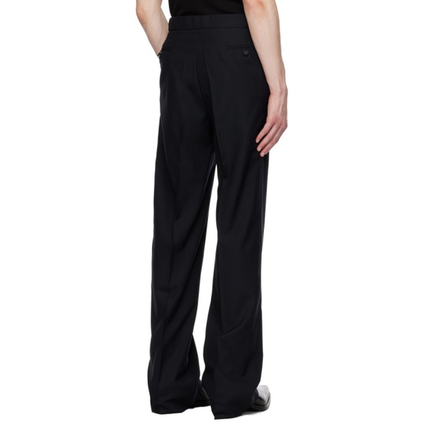  Situationist Black Four-Pocket Trousers 232149M191008