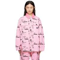 Sky High Farm Workwear Pink Insulation Jacket 241219F060000
