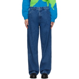 Sky High Farm Workwear Blue Perennial Jeans 241219F069001