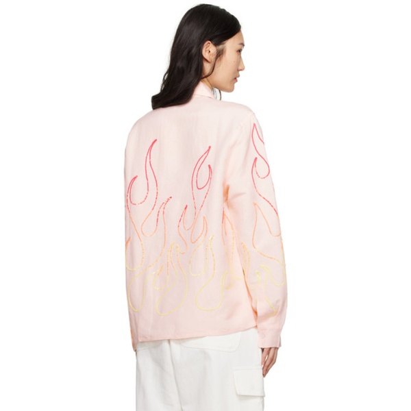  Sky High Farm Workwear Pink Flame Shirt 241219F109000