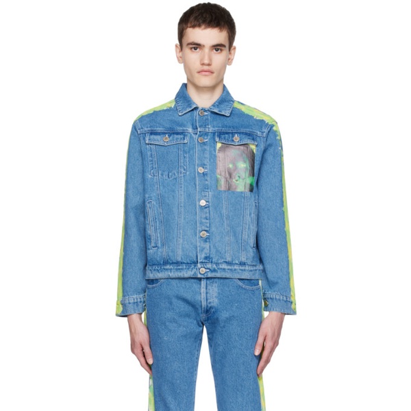  Sky High Farm Workwear Blue Quil Lemons 에디트 Edition Denim Jacket 231219M177001