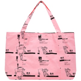 Sky High Farm Workwear Pink Insulation Print Tote 241219F049000