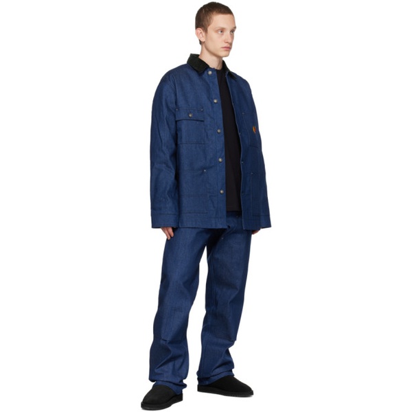  Sky High Farm Workwear Indigo Chore Denim Jacket 232219M177001