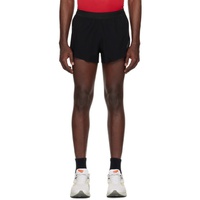 Soar Running Black Split Shorts 242627M193008