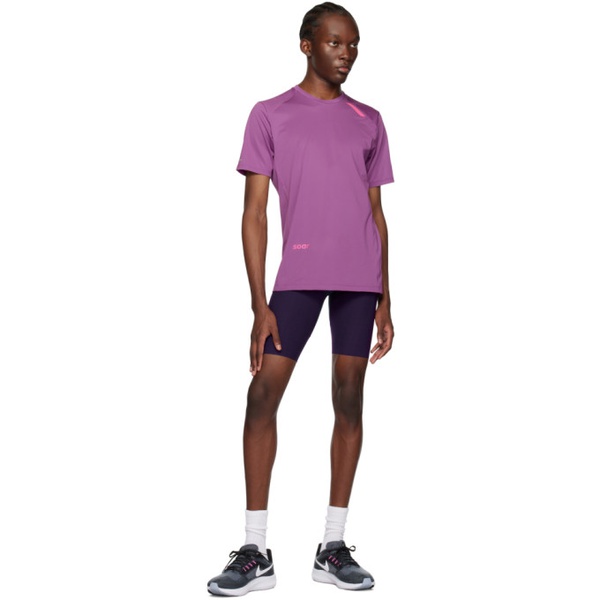  Soar Running Purple Speed Shorts 232627M193004