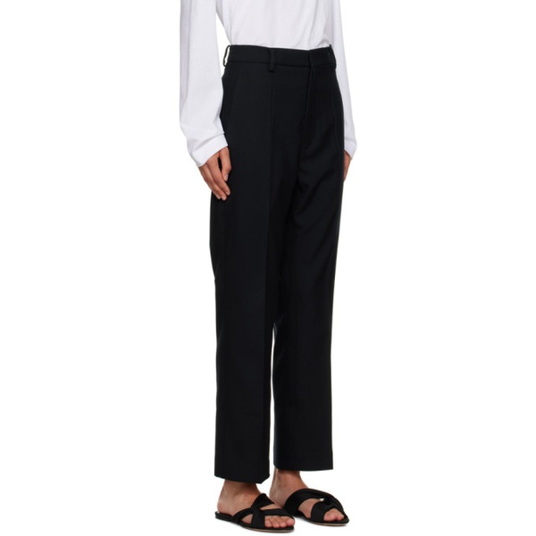  Sofie DHoore Black Pinched Seam Trousers 232668F087001