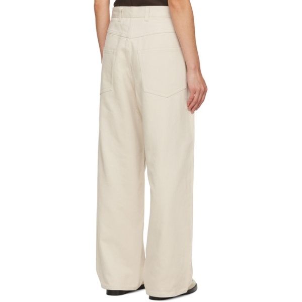  Sofie DHoore 오프화이트 Off-White Peggy Trousers 232668F069000