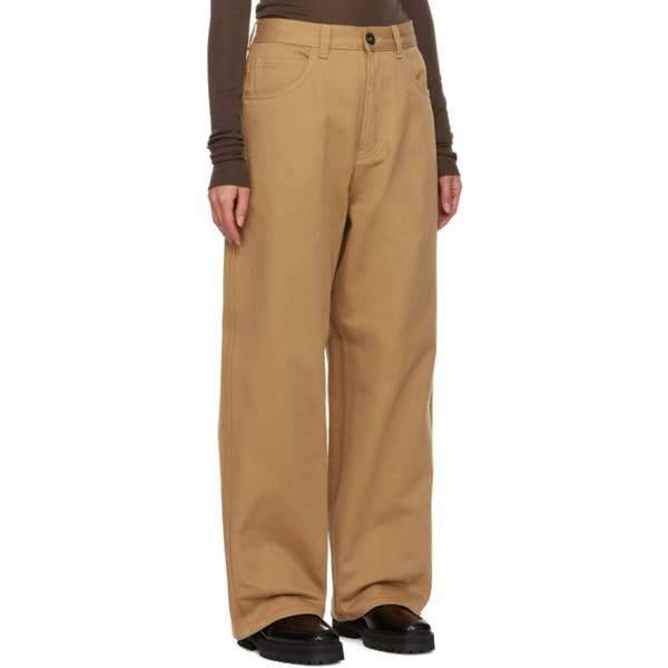  Sofie DHoore Tan Peggy Trousers 232668F069002