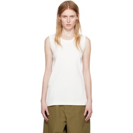 Sofie DHoore White Ribbed Tank Top 241668F111001