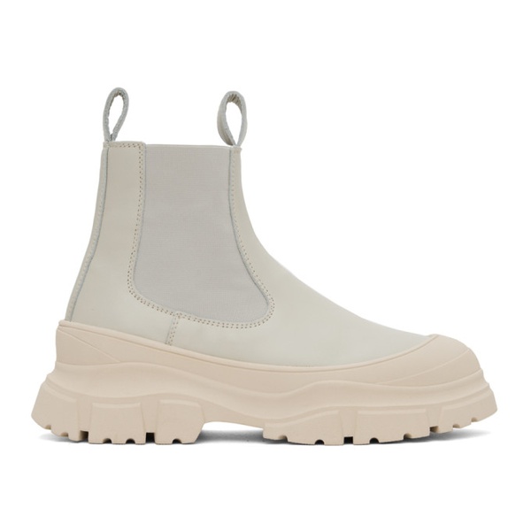  Sofie DHoore White Fabulous Chelsea Boots 232668F113002