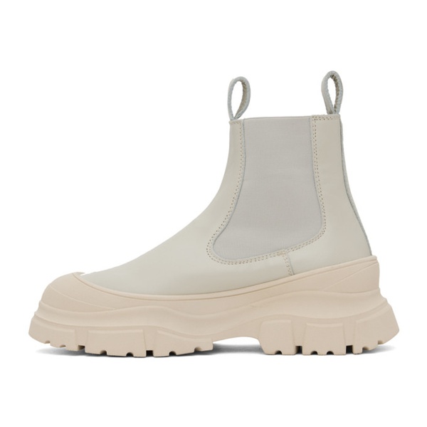  Sofie DHoore White Fabulous Chelsea Boots 232668F113002