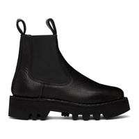 Sofie DHoore Black Foal Chelsea Boots 232668F113003