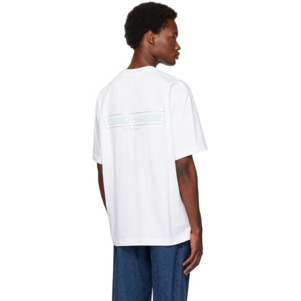  솔리드 옴므 Solid Homme White Soft Back T-Shirt 232221M213009