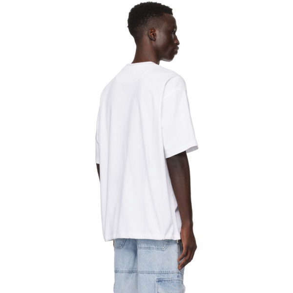  솔리드 옴므 Solid Homme White Pocket T-Shirt 241221M213018