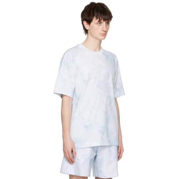  솔리드 옴므 Solid Homme Blue Cloud T-Shirt 231221M213013