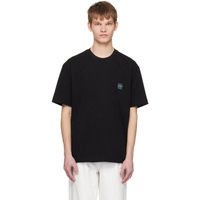 솔리드 옴므 Solid Homme Black Tennis-Tail T-Shirt 231221M213009