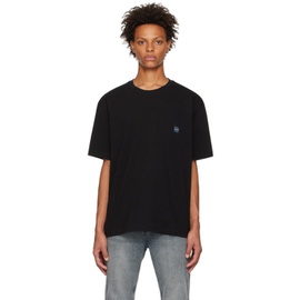솔리드 옴므 Solid Homme Black Embroidered T-Shirt 231221M213012