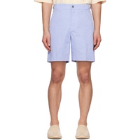 솔리드 옴므 Solid Homme Blue Four-Pocket Shorts 231221M193014