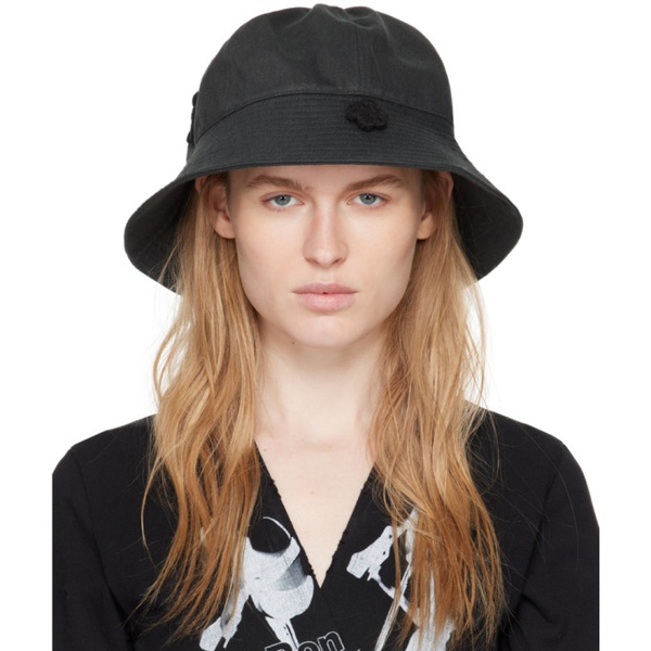  송 포 더 뮤트 Song for the Mute Black Daisy Bucket Hat 241699F015002