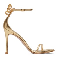 소피아 웹스터 Sophia Webster Gold Mariposa Heeled Sandals 241504F125001